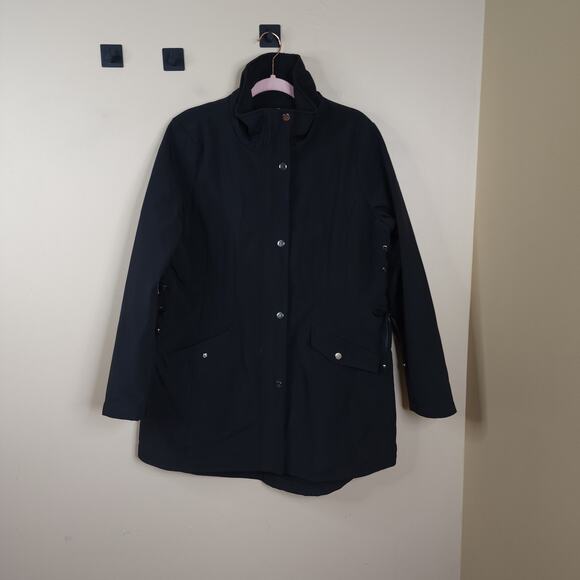 Liz Claiborne Women’s Softshell Jacket in Black Size XL - Picture 1 of 12